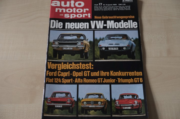 Deckblatt Auto Motor und Sport (17/1969)
